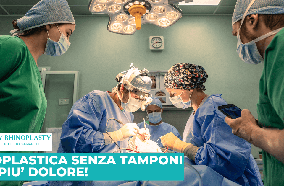 Rinoplastica senza tamponi